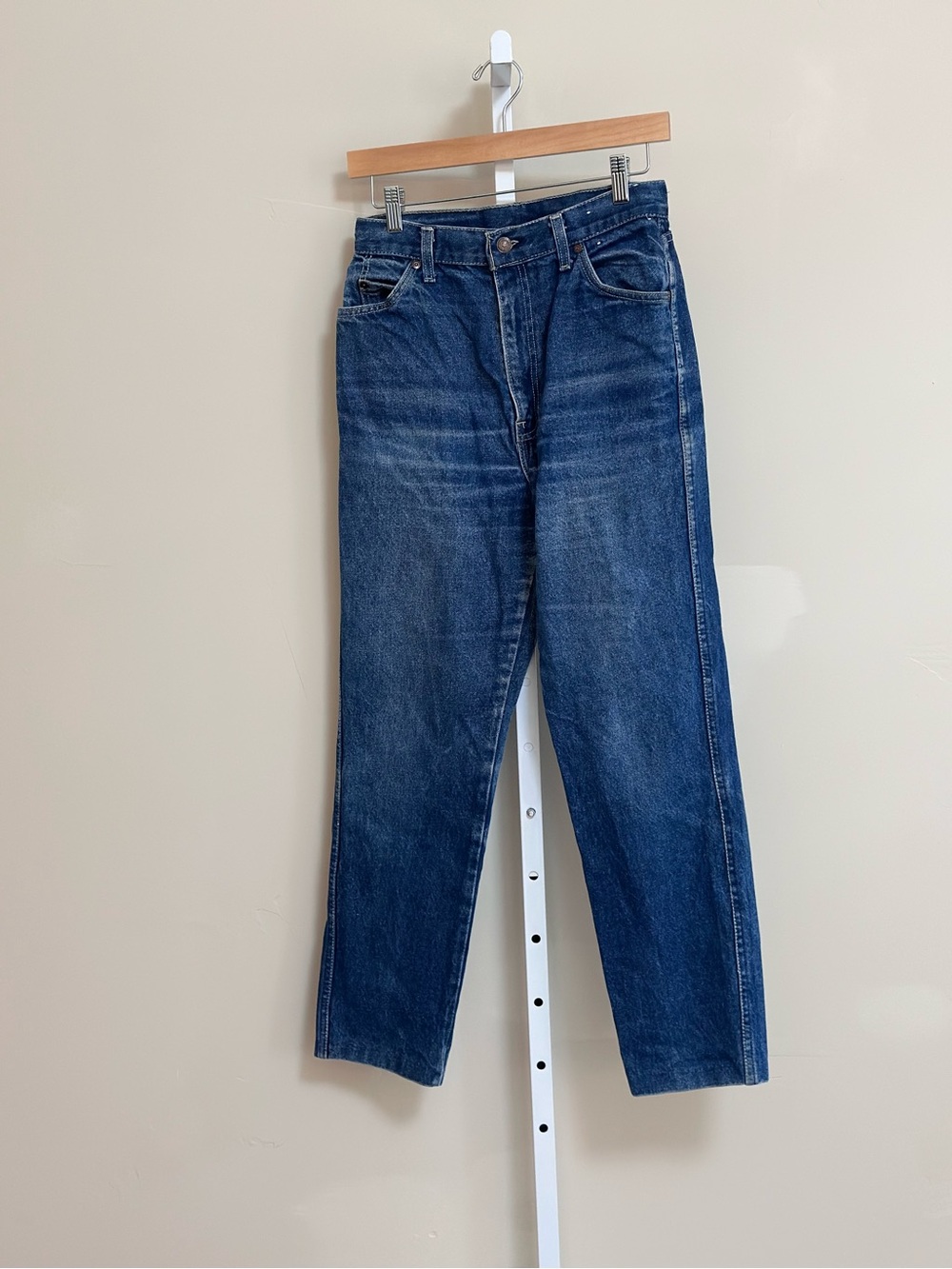Vintage Levi’s 525 White Tab Jeans 28 High Rise Straight Tapered 80s - Picture 6 of 8